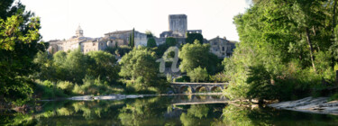 제목이 "Le pont de Montclus"인 사진 Monique Pouzet로, 원작, 디지털