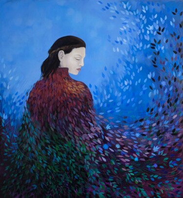 Painting titled "The Smell of Attar" by Dawn Rodger, Original Artwork, Oil