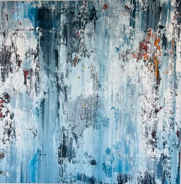Malerei mit dem Titel "Abstract Mirror N23…" von Rafal Dobosz, Original-Kunstwerk, Öl