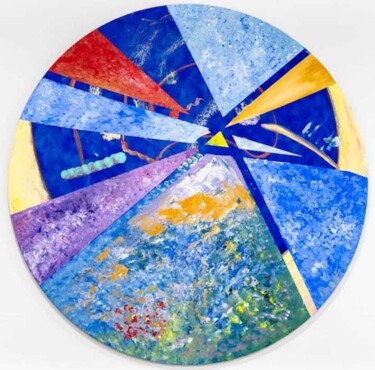 绘画 标题为“Abstraction 4” 由Ayuna Kanatkalieva, 原创艺术品, 丙烯
