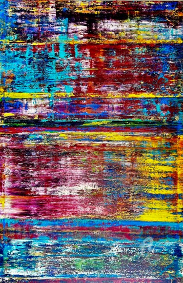 Abstract Mirror N31723 Malerei mit dem Titel "Abstract Mirror N31…" von Rafal Dobosz, Original-Kunstwerk, Öl