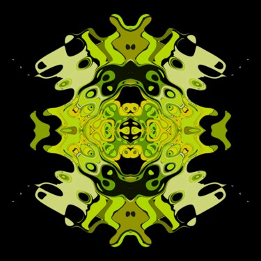 数字艺术 标题为“Yellow Reflections…” 由Jeb Gaither, 原创艺术品, 2D数字工作