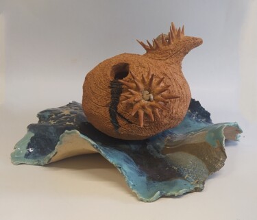 Scultura intitolato "O Submerso de Mim" da Daniela Lopes, Opera d'arte originale, Ceramica