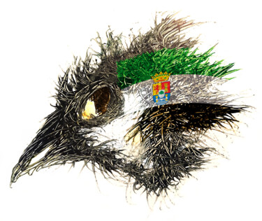 제목이 "Pandemi Bird Extrem…"인 디지털 아트 Johann Sidlo로, 원작, 디지털 페인팅