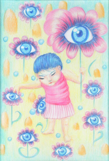 图画 标题为“sans titre 02” 由Claire-Marie Belliard, 原创艺术品, 铅笔