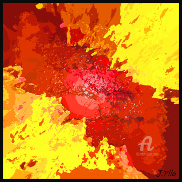 Arte digital titulada "crater" por Joseph Pllo, Obra de arte original, Pintura Digital