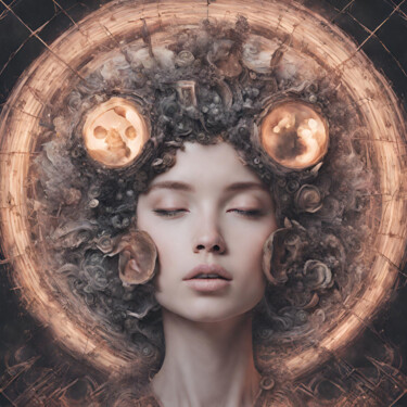 数字艺术 标题为“The sun's gaze” 由Reskatorsilver, 原创艺术品, 数字打印