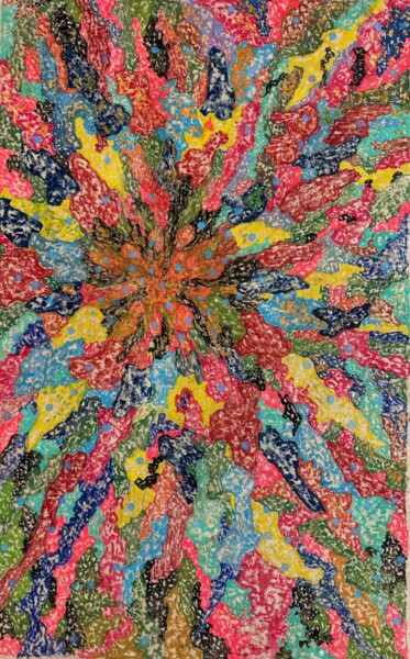 Peinture intitulée "Summer Solstice" par Chen Song, Œuvre d'art originale, Pigments