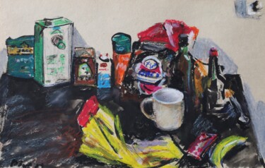 Modern still life Ζωγραφική με τίτλο "Modern still life" από Vladislav Zdor, Αυθεντικά έργα τέχνης, Παστέλ