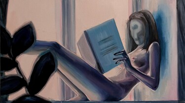 Question Peinture intitulée "Question" par Zoia Khristenko, Œuvre d'art originale, Huile