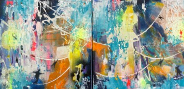 제목이 "Building Bridges no…"인 미술작품 Beate Garding Schubert로, 원작, 아크릴 나무 들것 프레임에 장착됨
