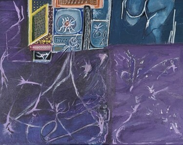 Peinture intitulée "SIN TITULO 8" par Juan Luis Gandulfo, Œuvre d'art originale, Acrylique Monté sur Châssis en bois