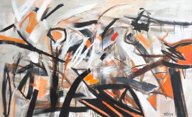 绘画 标题为“Abstract (the melod…” 由Tung Duc Pham, 原创艺术品, 丙烯