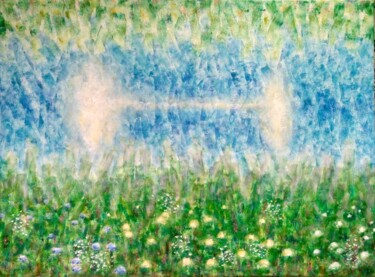 Painting titled "Portal 3" by Anca Sapos, Original Artwork, Acrylic