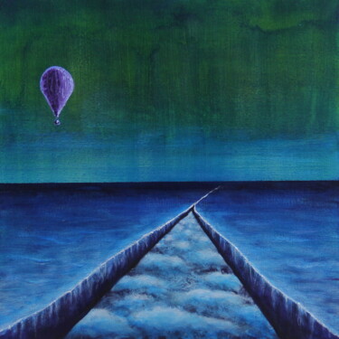 绘画 标题为“Baloon series-6” 由Serguei Borodouline, 原创艺术品, 丙烯