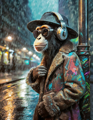「Urban Groove: The S…」というタイトルのデジタルアーツ Jacek Dudzińskiによって, オリジナルのアートワーク, デジタル絵画