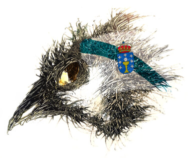 数字艺术 标题为“Pandemi Bird Galici…” 由Johann Sidlo, 原创艺术品, 数字油画