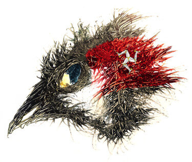 数字艺术 标题为“Pandemi Bird Isle-O…” 由Johann Sidlo, 原创艺术品, 数字油画