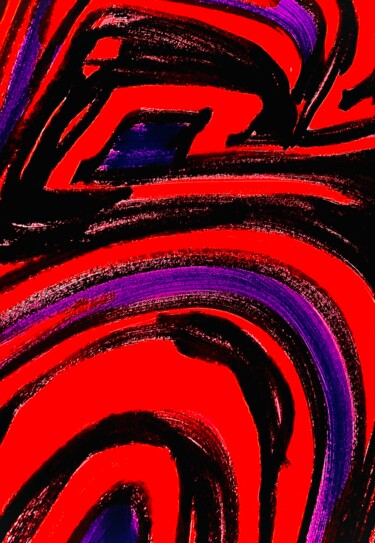 图画 标题为“AB9” 由Greg Powell, 原创艺术品, 标记