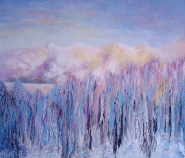 绘画 标题为“spring evening, my…” 由Liudmila Rabinovich, 原创艺术品, 油