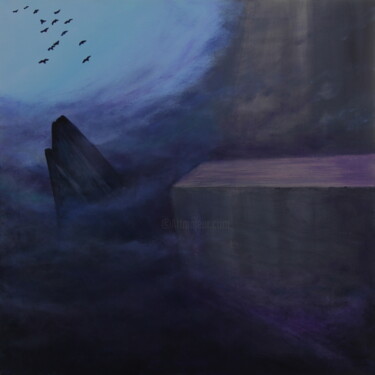 Painting titled "Exodus" by Serguei Borodouline, Original Artwork, Acrylic