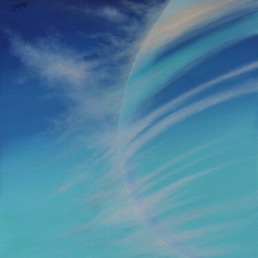 Painting titled "Halo" by Serguei Borodouline, Original Artwork, Oil