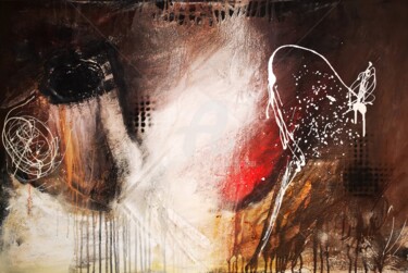 Brownie 80x120 J2016 Cäcilia Schlapper 绘画 标题为“Brownie 80x120 J201…” 由Cäcilia Schlapper, 原创艺术品, 丙烯 安装在木质担架架上