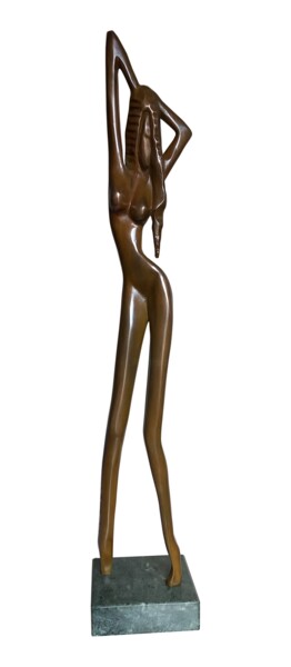 Sculpture intitulée "Pas sage" par Gérard Taillandier, Œuvre d'art originale, Bronze