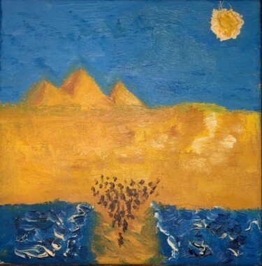 제목이 "The Exodus"인 미술작품 Bogdan Arkhipov로, 원작, 기름