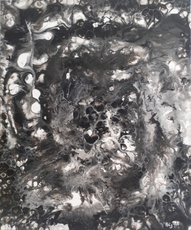 Peinture intitulée "Les Loups et le moi…" par Sébastien Mas, Œuvre d'art originale, Acrylique Monté sur Châssis en bois