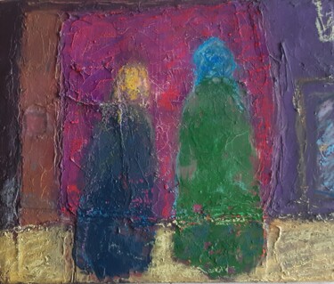 Pintura intitulada "Figures figurées" por Pboiko, Obras de arte originais, Acrílico