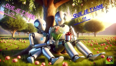 数字艺术 标题为“QUE JE T'AIME !” 由Pierre Peytavin, 原创艺术品, AI生成的图像