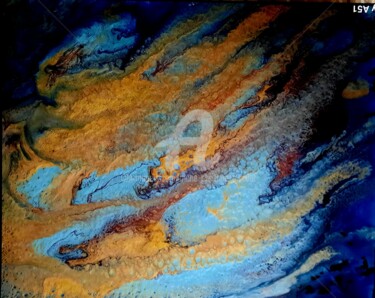 Pittura intitolato "Acrylique 19/2024 -…" da Marie-Christine Maudet, Opera d'arte originale, Smalto Montato su Telaio per ba…