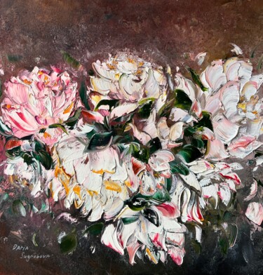 PEONIES 绘画 标题为“PEONIES” 由Daria Sugrobova, 原创艺术品, 油