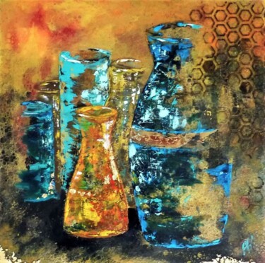 "Pots âgés 2 peintur…" başlıklı Tablo Anne Robin tarafından, Orijinal sanat, Akrilik