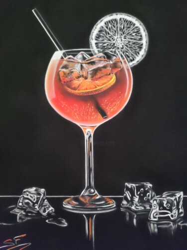 "Spritz" başlıklı Resim Sylvie F. Pastel Art tarafından, Orijinal sanat, Pastel