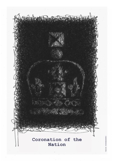 图画 标题为“CORONATION OF THE N…” 由Vadim Ponomarenko, 原创艺术品, 标记