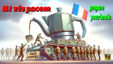 Digital Arts titled "SI VIS PACEM" by Pierre Peytavin, Original Artwork, AI generated image
