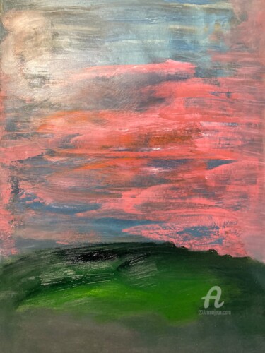 绘画 标题为“Red Sky at Night” 由Steve Phillips, 原创艺术品, 油