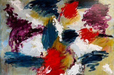 绘画 标题为“"Forgiveness"  (24"…” 由Annette Aspen, 原创艺术品, 丙烯 安装在木质担架架上