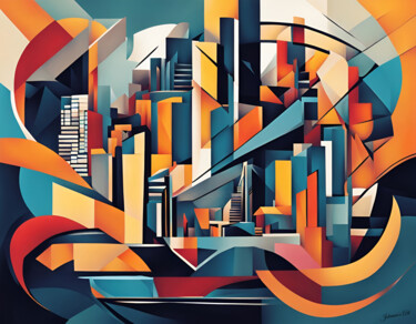 Abstract Art - Sydney 1 Digital Arts titled "Abstract Art - Sydn…" by Johanna'S Art Creations, Original Artwork, Digital Painting