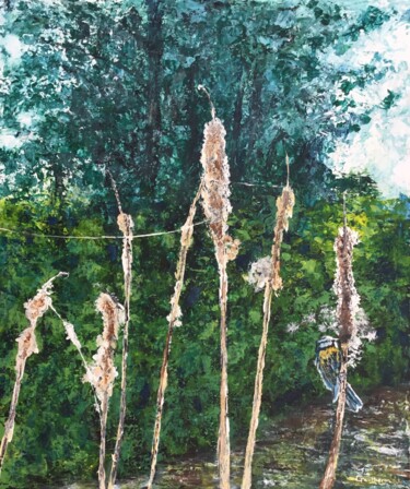 La mésange et les joncs