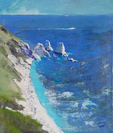 Painting titled "Le Due Sorelle. Vel…" by Chesnov Evgenii, Original Artwork, Oil