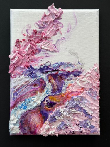 In Himalayas Peinture intitulée "In Himalayas" par Natalia Kutova, Œuvre d'art originale, Acrylique Monté sur Châssis en bois