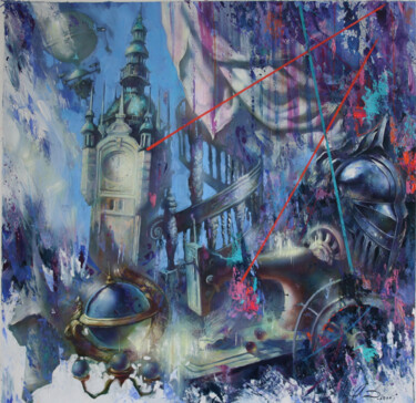Peinture intitulée "Living Dreams: Myth…" par Dobrodiy Alexandr, Œuvre d'art originale, Huile Monté sur Châssis en bois