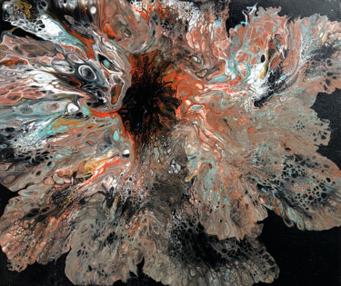 Abstract Space 绘画 标题为“Abstract Space” 由Kamo Atoyan, 原创艺术品, 油 安装在木质担架架上
