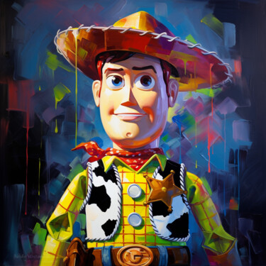 数字艺术 标题为“Woody” 由Pixinxt, 原创艺术品, AI生成的图像