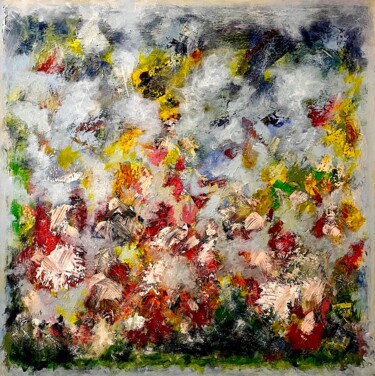 Painting titled "27" by Joel Montemagni (JOMO), Original Artwork, Acrylic Mounted on Wood Stretcher frame