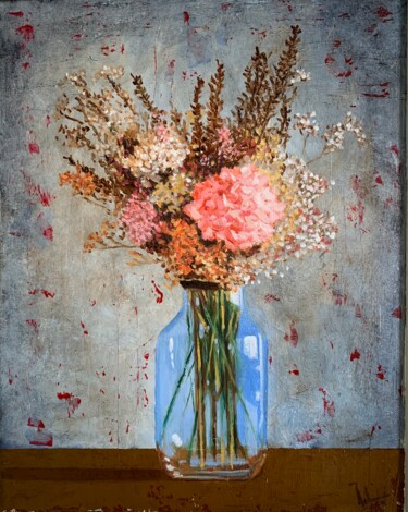 绘画 标题为“PEQUEÑO BOUQUET” 由Juan José Molina Gallardo, 原创艺术品, 油