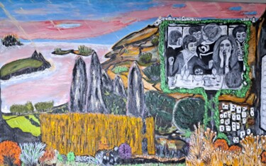 제목이 "Amorgos sororal"인 미술작품 Tiane Morinet로, 원작, 기름